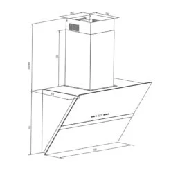 Aurea VII Dunstabzugshaube Umluftset 90cm Aktivkohlefilter Schwarz -Outdoor Grills Store 60002223 yy 0008 logo Klarstein Aurea VII Dunstabzugshaube 90cm schwarz