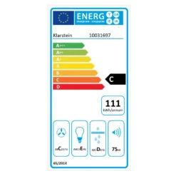 Secret Service Dunstabzugshaube Umluftset Aktivkohlefilter Edelstahl -Outdoor Grills Store 60002228 energy label