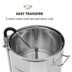 Mundschenk XXL + Eintauchkühler Bierbrauanlage 3000W 50l 304 Edelstahl -Outdoor Grills Store 60002276 yy 0004 logo Klarstein Mundschenk XXL Maischekessel Edelstahl