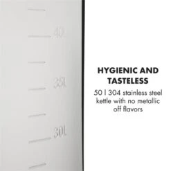 Mundschenk XXL + Eintauchkühler Bierbrauanlage 3000W 50l 304 Edelstahl -Outdoor Grills Store 60002276 yy 0005 logo Klarstein Mundschenk XXL Maischekessel Edelstahl