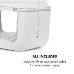 GrowIt Connection Set 3 Teile Verbindungsrahmen/-kabel & Netzteil Weiß -Outdoor Grills Store 60002397 yy 0003 logo Klarstein GrowIt Connection Kit Verbindungsrahmen