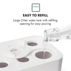 GrowIt Cuisine Starter Kit Europa 12 Pflanzen 25W LED 2Ltr Europe-Seeds Nährlösung -Outdoor Grills Store 60002416 yy 0007 logo Klarstein GrowIt Cuisine Smart Indoor Garden