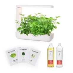 GrowIt Cuisine Starter Kit Salad 12 Pflanzen 25W LED 2Ltr Salad-Seeds Nährlösung