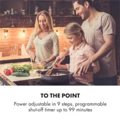 Kalahari Delicatessa Einbau-Ofen-Set Induktion 7000W 68Ltr Schwarz Edelstahl 18 Kalahari Delicatessa Einbau-Ofen-Set Induktion 7000W 68Ltr Schwarz Edelstahl -Outdoor Grills Store 60002585 yy 0007 logo Klarstein Delicatessa 60 Einbaukochfeld schwarz