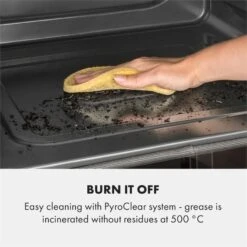 Gusteau Delicatessa Einbau-Ofen-Set Induktion 7000W Schwarz Edelstahl -Outdoor Grills Store 60002594 yy 0004 logo Klarstein Gusteau Elektrischer Einbaubackofen schwarz