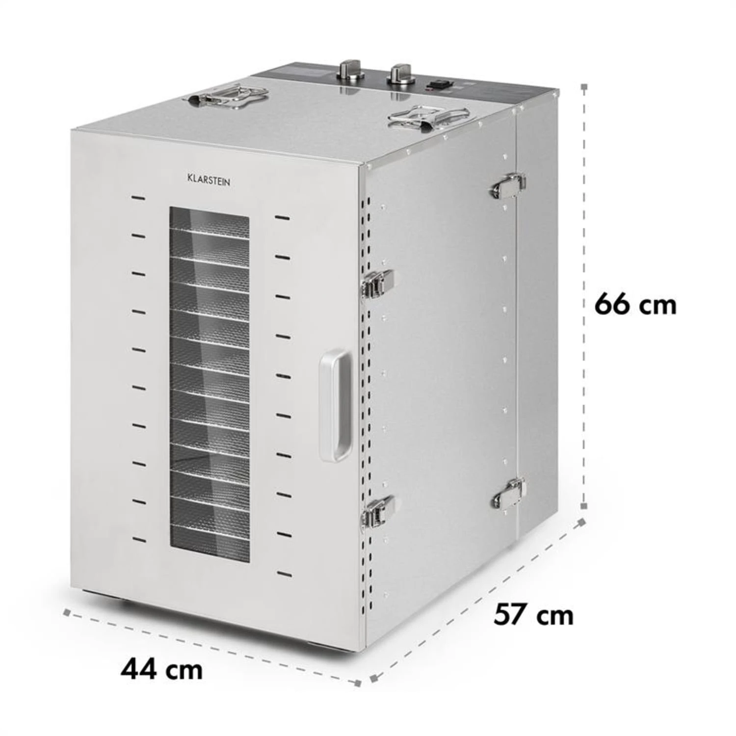 Master Jerky 16 Dörrautomat + Fleischhaken Set 1500W 40-90 °C 15h-Timer Edelstahl Silber 9 Master Jerky 16 Dörrautomat + Fleischhaken Set 1500W 40-90 °C 15h-Timer Edelstahl Silber – Bild 9