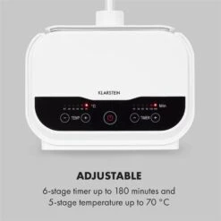 ShirtButler Pro Automatisches Trocknersystem Hemd & Hose 1200 W 2-in-1 70 °C Timer Weiß -Outdoor Grills Store 60002669 yy 0006 logo Klarstein ShirtButler Pro Trocknersystem weiss