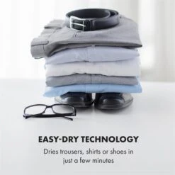 ShirtButler Pro Automatisches Trocknersystem Hemd / Hose / Schuhe 1200W 2-in-1 70°C Timer Weiß 13 ShirtButler Pro Automatisches Trocknersystem Hemd / Hose / Schuhe 1200W 2-in-1 70°C Timer Weiß -Outdoor Grills Store 60002670 yy 0005 logo Klarstein ShirtButler Pro Trocknersystem weiss