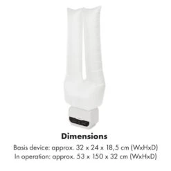 ShirtButler Pro Automatisches Trocknersystem Hemd / Hose / Schuhe 1200W 2-in-1 70°C Timer Weiß 17 ShirtButler Pro Automatisches Trocknersystem Hemd / Hose / Schuhe 1200W 2-in-1 70°C Timer Weiß -Outdoor Grills Store 60002670 yy 0009 logo Klarstein ShirtButler Pro Trocknersystem weiss